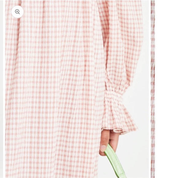 OPT Gingham Long Sleeve Dress - Picture 5 of 9